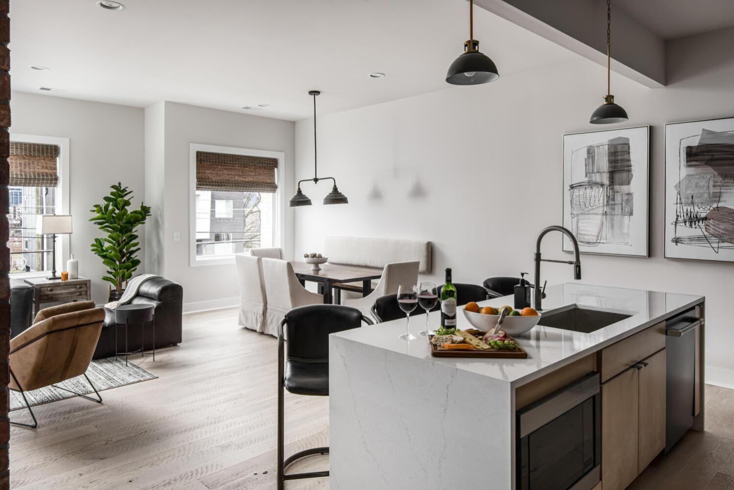 Edgehill Duo - 2 Townhomes - Mins Vanderbilt University Nashville Eksteriør bilde